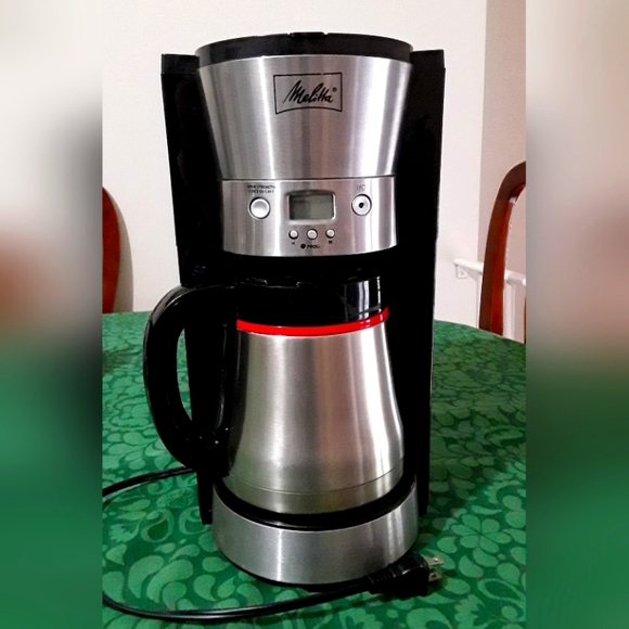 Melitta Kitchen Melitta Cup Programmable Coffee Maker With Thermal Carafe Stainless Steel